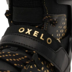 Men's Warm Ice Skates - FIT 520 Warm Black/Yellow -Winter Sports Gear men s warm ice skates fit 520 warm black yellow 9