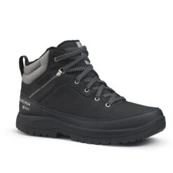 Quechua Men’s Waterproof Winter Boots - SH 100 Black