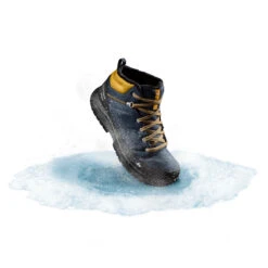 Quechua Men’s Waterproof Winter Boots - SH 100 Blue -Winter Sports Gear men s winter hiking boots sh 100 u warm ochre 6