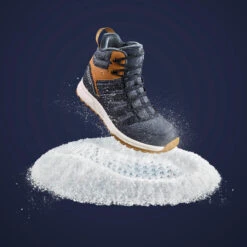 Quechua Men’s Waterproof Winter Boots - SH 500 Brown -Winter Sports Gear men s winter hiking boots sh 100 x warm blue 5