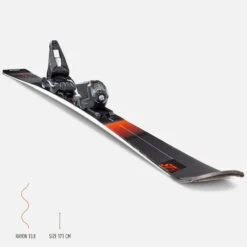 WEDZE Men’s Downhill Skis With Bindings - Boost 900 -Winter Sports Gear mens downhill skis with bindings boost900 r 10