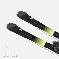 WEDZE Men’s Downhill Skis With Bindings - Boost 900 -Winter Sports Gear mens downhill skis with bindings boost900 r 11