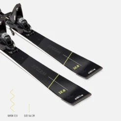 WEDZE Men’s Downhill Skis With Bindings - Boost 900 -Winter Sports Gear mens downhill skis with bindings boost900 r 14
