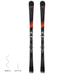 WEDZE Men’s Downhill Skis With Bindings - Boost 900 -Winter Sports Gear mens downhill skis with bindings boost900 r 3