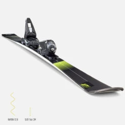 WEDZE Men’s Downhill Skis With Bindings - Boost 900 -Winter Sports Gear mens downhill skis with bindings boost900 r 8