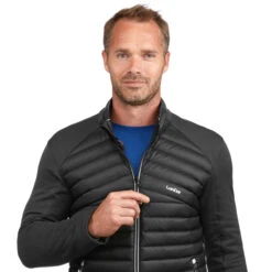 WEDZE Men’s Midlayer Ski Jacket – 900 Black -Winter Sports Gear mens midlayer ski jacket 900 black 6