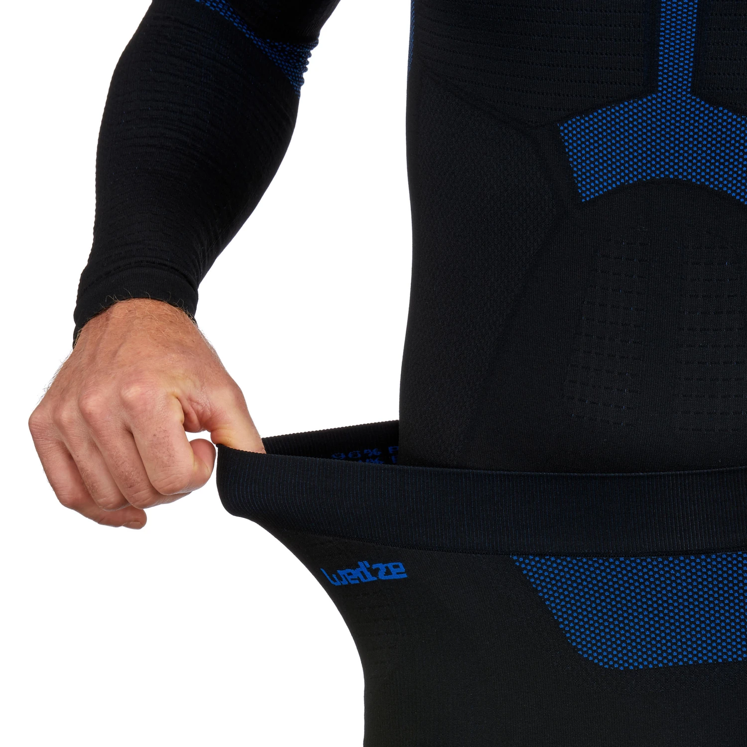 WEDZE Men’s Ski Base Layer Bottoms - BL 580 Black 8 WEDZE Men’s Ski Base Layer Bottoms - BL 580 Black - Image 6