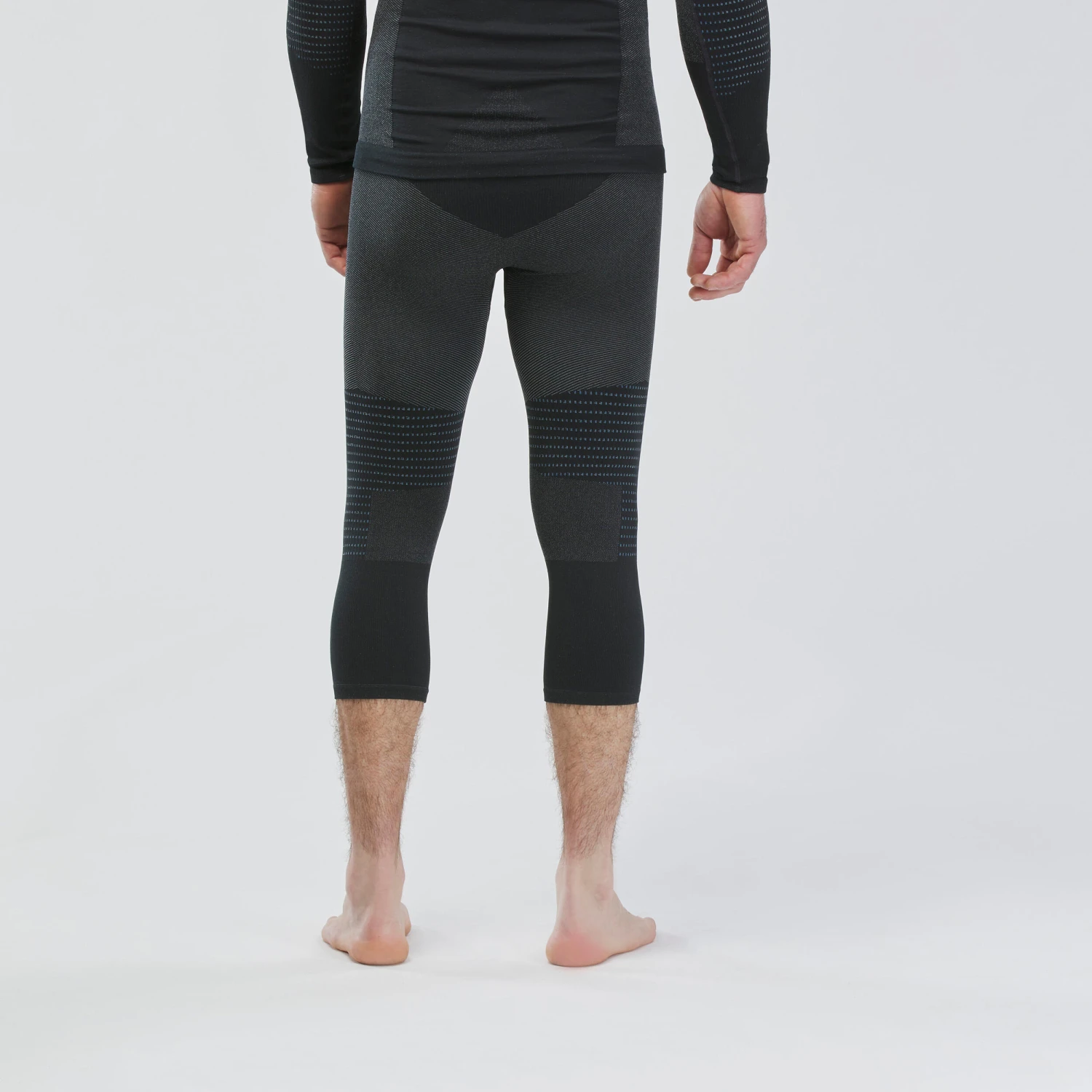 WEDZE Men’s Ski Base Layer Pants - BL 980 Blue 5 WEDZE Men’s Ski Base Layer Pants - BL 980 Blue - Image 4