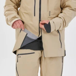 WEDZE Men’s Ski Jacket - FR 900 Beige -Winter Sports Gear mens ski jacket fr900 beige 9