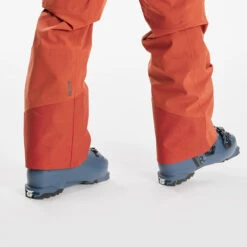 WEDZE Men’s Ski Pants - FR 500 Orange -Winter Sports Gear mens ski pants fr 500 orange 11