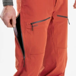 WEDZE Men’s Ski Pants - FR 500 Orange -Winter Sports Gear mens ski pants fr 500 orange 7