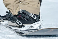 Men’s Snowboard Freestyle Bindings - SNB 500 White -Winter Sports Gear mens snowboard freestyle bindings snb500 white 13