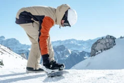 Men’s Snowboard Freestyle Bindings - SNB 500 White -Winter Sports Gear mens snowboard freestyle bindings snb500 white 15