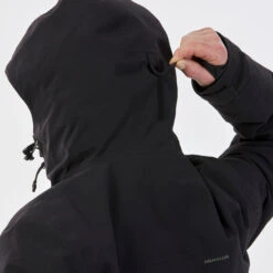 Men’s Snowboard Jacket - SNB 500 Black/Khaki -Winter Sports Gear mens snowboard jacket snb500 black khaki 12