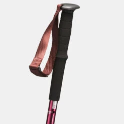 Comfort Hiking Adjustable Pole - MT 100 Pink -Winter Sports Gear mt 100 comfort hiking adjustable pole 10
