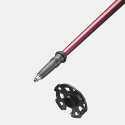 Comfort Hiking Adjustable Pole - MT 100 Pink -Winter Sports Gear mt 100 comfort hiking adjustable pole 16