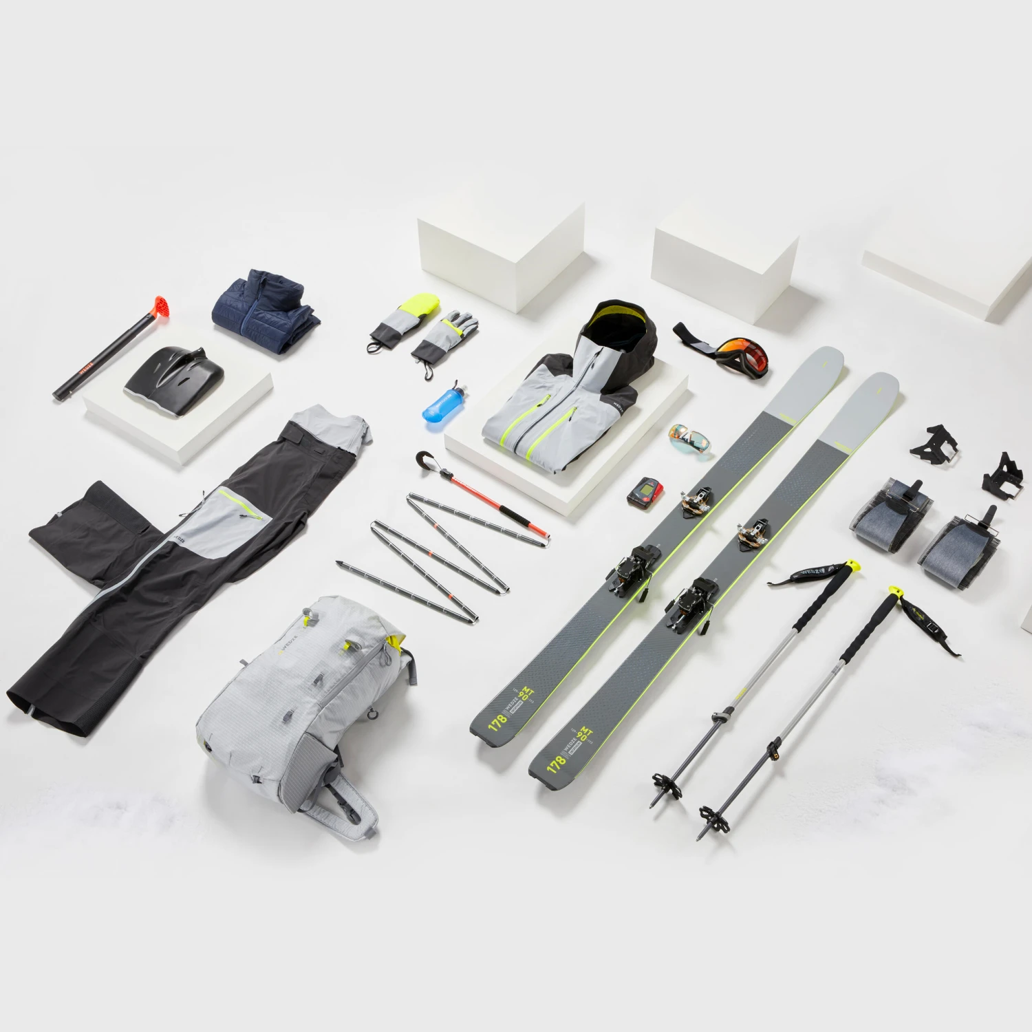 WEDZE Cross-Country Skis With Bindings & Skins - MT 90 5 WEDZE Cross-Country Skis With Bindings & Skins - MT 90 - Image 3