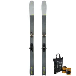 WEDZE Cross-Country Skis With Bindings & Skins - MT 90