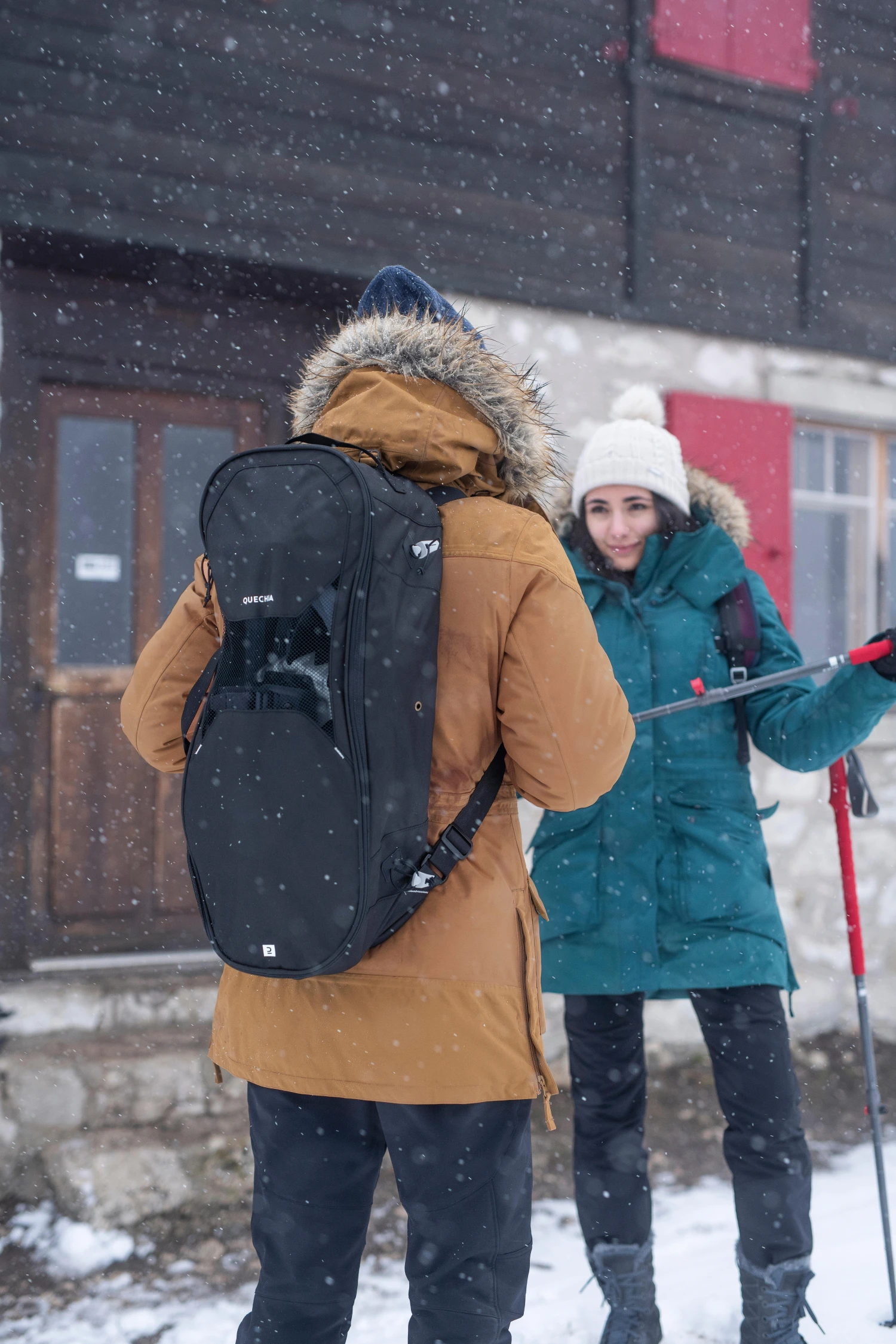 Quechua Winter Hiking Snowshoe Case - SH 100 Black 11 Quechua Winter Hiking Snowshoe Case - SH 100 Black - Image 9