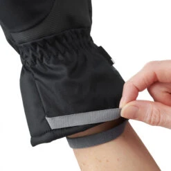 WEDZE Ski Gloves - 100 Black -Winter Sports Gear ski gloves gl 100 black 6