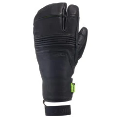 WEDZE Ski 3-Finger Gloves - 900 Black/Yellow