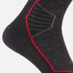 WEDZE Ski Socks - 900 Black -Winter Sports Gear ski merino socks 900 wool black 3