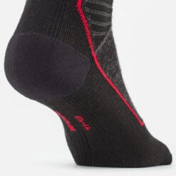 WEDZE Ski Socks - 900 Black -Winter Sports Gear ski merino socks 900 wool black 4