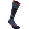 WEDZE Ski Socks - 500 Blue/Red -Winter Sports Gear ski socks 500 blue red