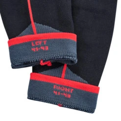 WEDZE Ski Socks - 500 Blue/Red -Winter Sports Gear ski socks 500 blue red 5