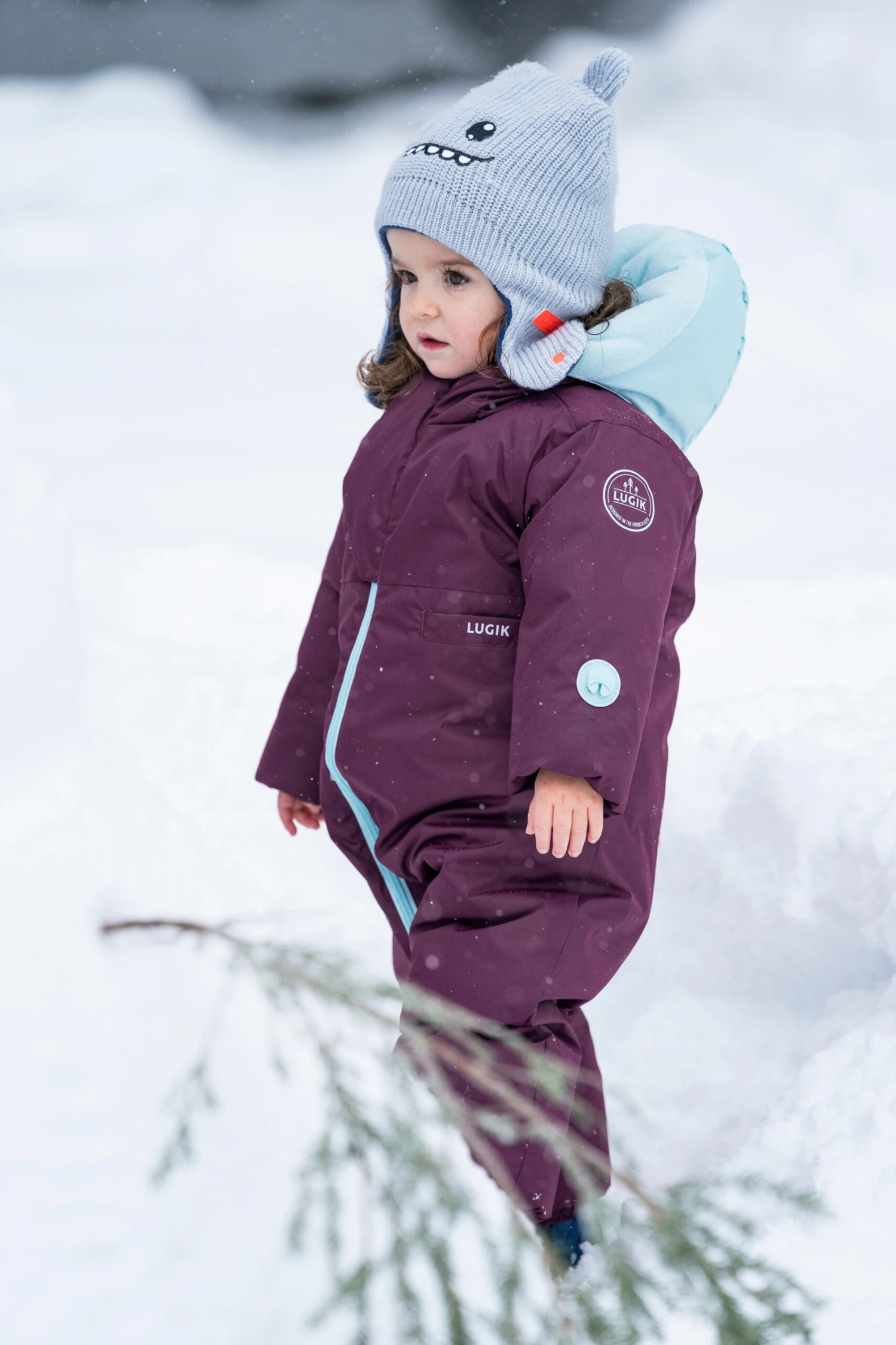 WEDZE Kids' Sledding Hat - Grey 13 WEDZE Kids' Sledding Hat - Grey - Image 11