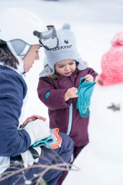 WEDZE Kids' Sledding Hat - Grey 29 WEDZE Kids' Sledding Hat - Grey -Winter Sports Gear sledding hat k 11