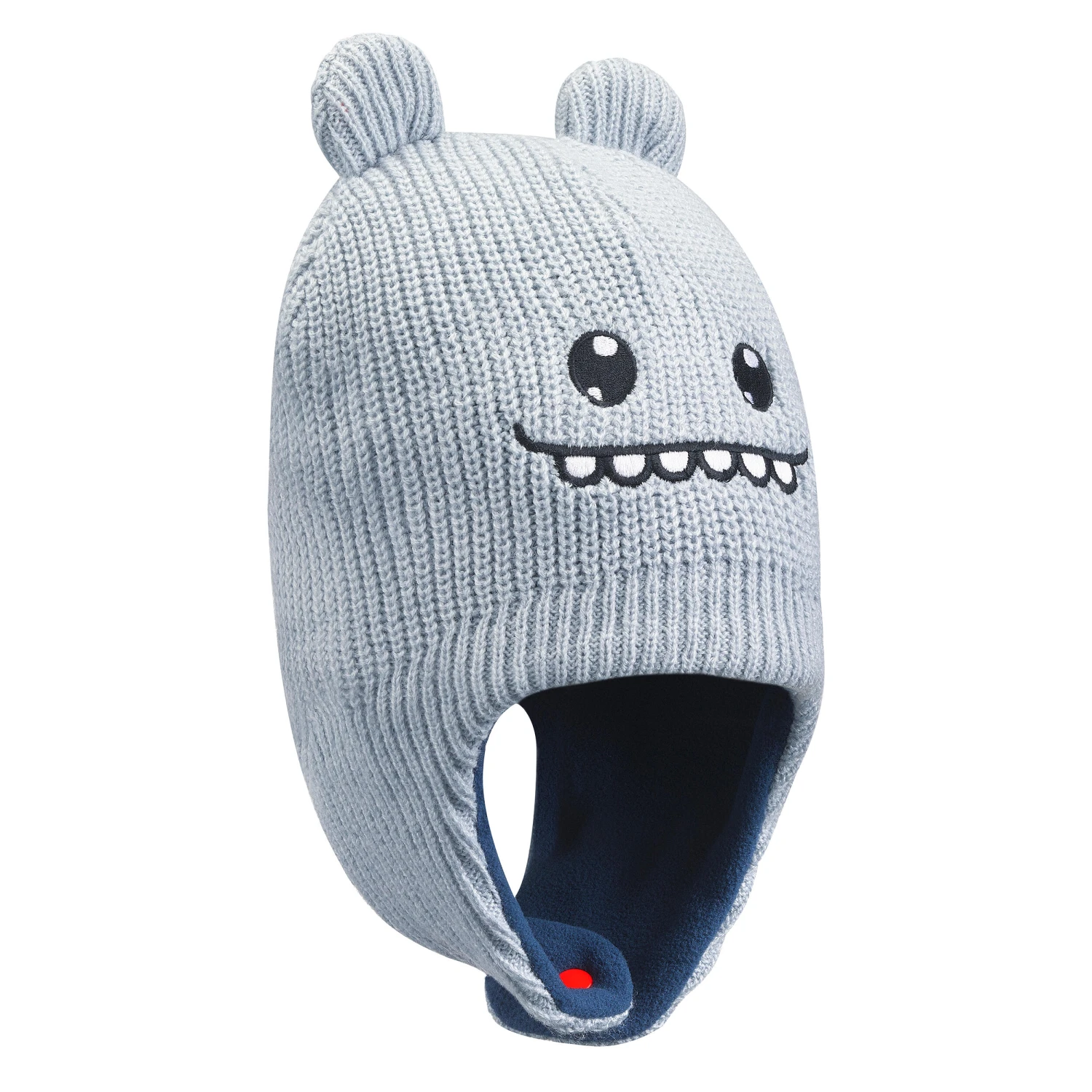 WEDZE Kids' Sledding Hat - Grey 8 WEDZE Kids' Sledding Hat - Grey - Image 6
