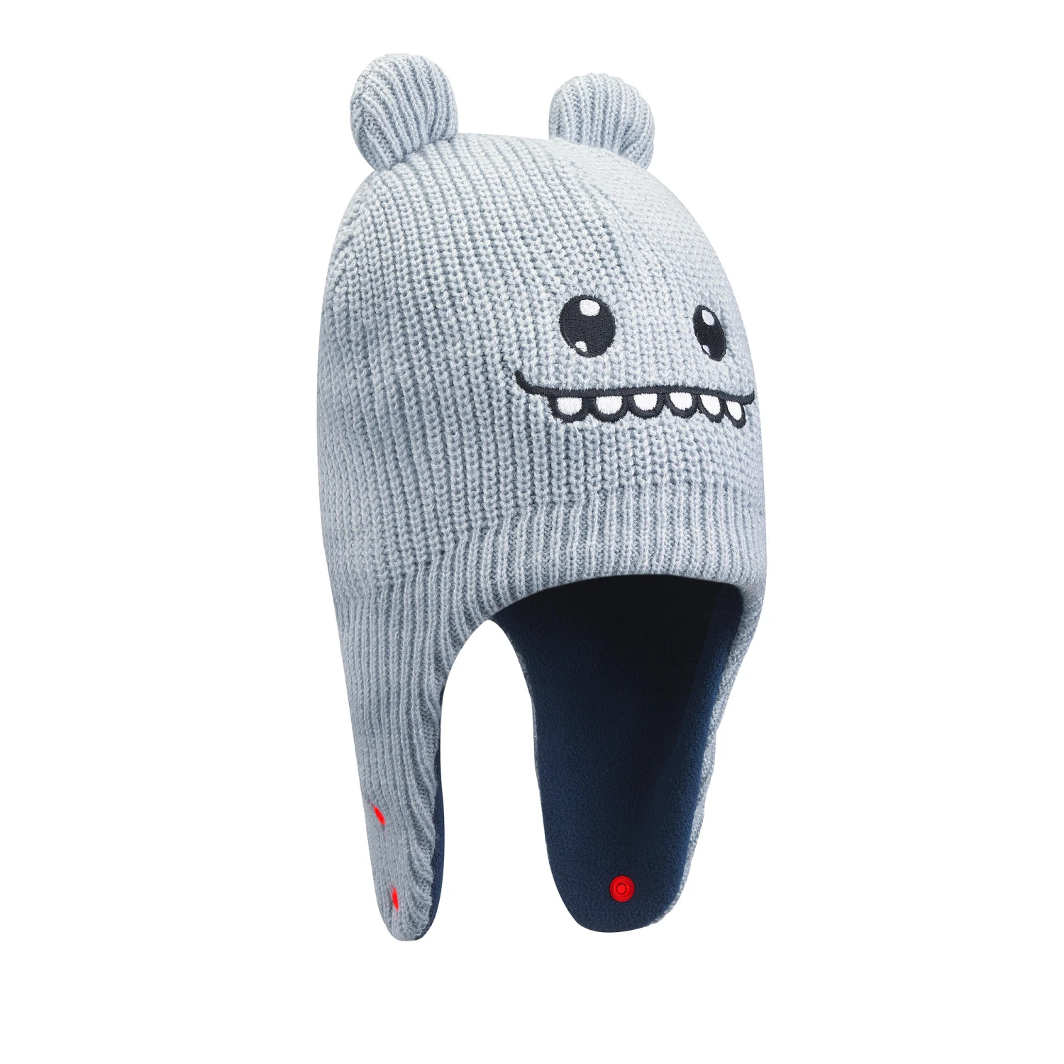 WEDZE Kids' Sledding Hat - Grey 3 WEDZE Kids' Sledding Hat - Grey