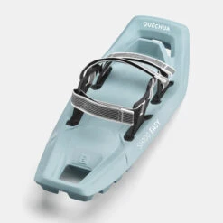 Quechua Winter Hiking Snowshoes - SH 100 Easy Blue -Winter Sports Gear small deck snowshoes sh 100 easy blue 5