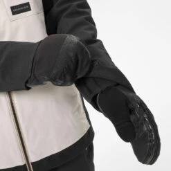 Men's Snowboard Jacket – SNB 900 Beige -Winter Sports Gear snowboard jacket snb 900 beige 6