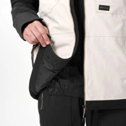 Men's Snowboard Jacket – SNB 900 Beige -Winter Sports Gear snowboard jacket snb 900 beige 9