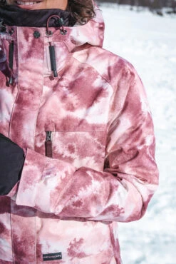 Women's Snowboard And Ski Jacket - 100 Pink -Winter Sports Gear snowboard ski jacket snb 100 pink 10