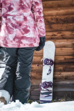 Women's Snowboard And Ski Jacket - 100 Pink -Winter Sports Gear snowboard ski jacket snb 100 pink 12