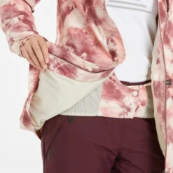 Women's Snowboard And Ski Jacket - 100 Pink -Winter Sports Gear snowboard ski jacket snb 100 pink 7