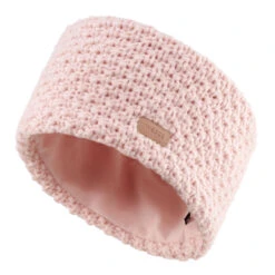 WEDZE Timeless Ski Headband – Pink -Winter Sports Gear timeless ski headband pink 2