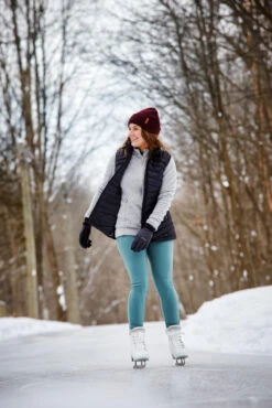 Warm Figure Skates - IS 120 White -Winter Sports Gear warm figure skates is 120 white 2