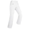 WEDZE Women’s Downhill Ski Pants - 180 White -Winter Sports Gear woman s ski pants 180 white