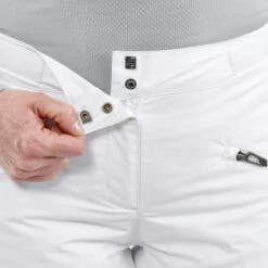 WEDZE Women’s Downhill Ski Pants - 180 White -Winter Sports Gear woman s ski pants 180 white 6