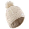 WEDZE Women's Cable-Knit Wool Hat With Pompom - Cream 1 WEDZE Women's Cable-Knit Wool Hat With Pompom - Cream -Winter Sports Gear women s cable knit wool hat with pompom cream