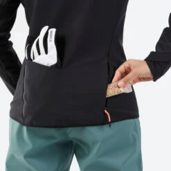 Women's Cross-Country Skiing Jacket – 550 Black -Winter Sports Gear women s cross country skiing jacket 550 black 3