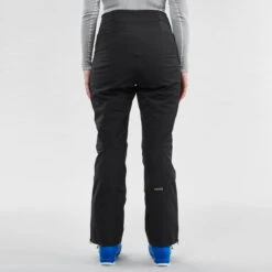 WEDZE Women's Downhill Ski Pants - 980 Black -Winter Sports Gear women s downhill ski pants 980 black 2