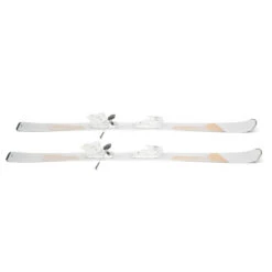 WEDZE Cross 550+ Downhill Skis With Bindings - Women 21 WEDZE Cross 550+ Downhill Skis With Bindings - Women -Winter Sports Gear women s downhill skis with bindings cross 550 white 4