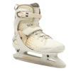 Women's Ice Skates - FIT 520 Warm White/Brown -Winter Sports Gear women s ice skates fit 520 warm white brown