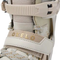 Women's Ice Skates - FIT 520 Warm White/Brown -Winter Sports Gear women s ice skates fit 520 warm white brown 8