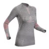 WEDZE Women’s Ski Base Layer Top - BL 900 Grey 1 WEDZE Women’s Ski Base Layer Top - BL 900 Grey -Winter Sports Gear women s merino ski base layer top bl 980 grey